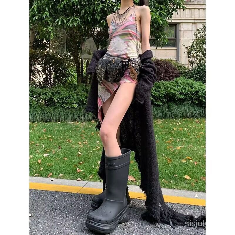 [✅BISA COD] #Sisjuly# Gaun high street vintage wanita / rok asimetris baru untuk wanita