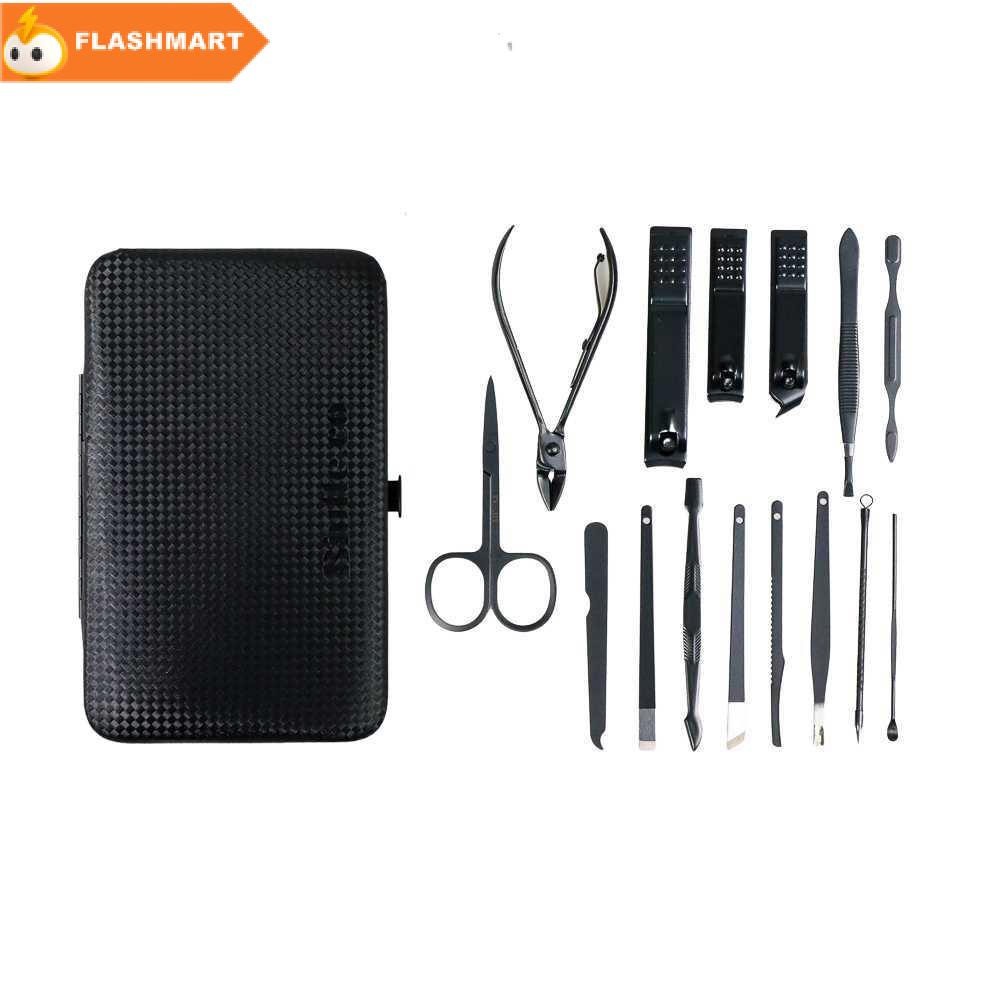 FLASHMART Art Set Manicure Pedicure Gunting Kuku 15 in 1 - MR-6103