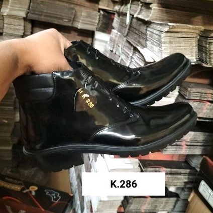 Sepatu kulit pria boots Medali sepatu dinas/kerja formal