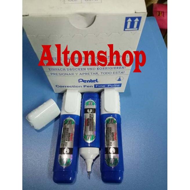 

Tip X Correction Pen Pentel Zl31W Model Gepeng Atau Stabilo