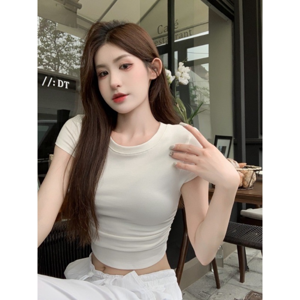 ✼☢❧Suhao kaos import wanita kaos wanita korean style lengan pendek kaos pendek perempuan