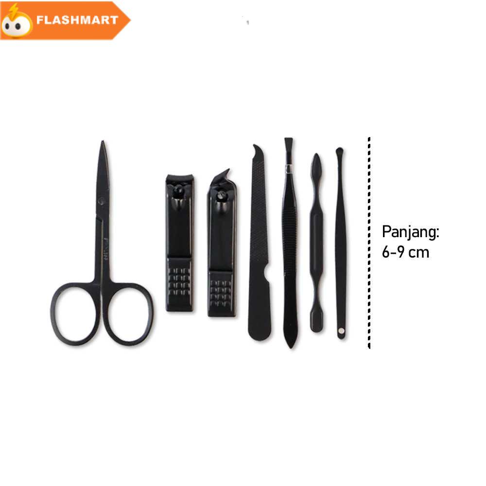 FLASHMART Set Perlengkapan Gunting Kuku Manicure Pedicure Nail Clipper - S0M020