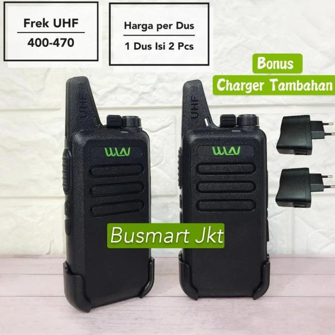 Walkie Ht Wlan 1 Dus Isi 2 Pcs ( 2 Carger )