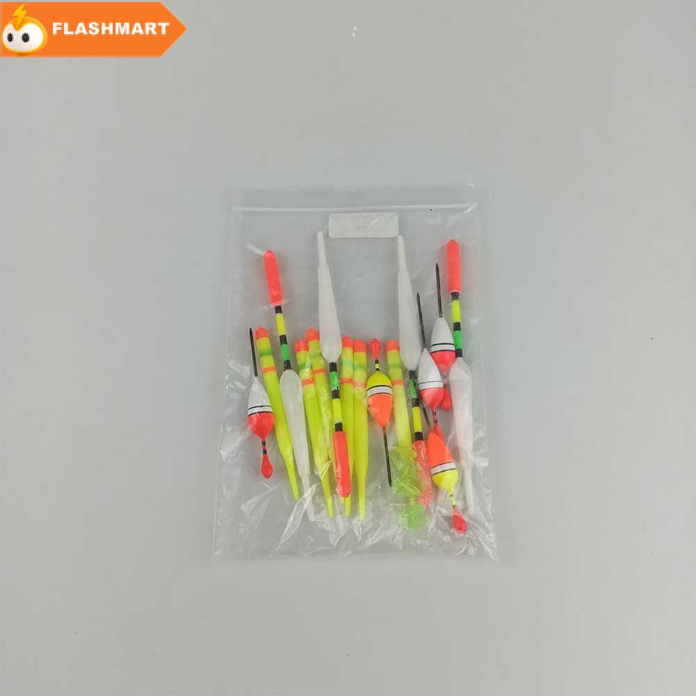 FLASHMART Go Fishing Kumbul Pancing Vertical Fishing Floats Bait 15 PCS - P0015