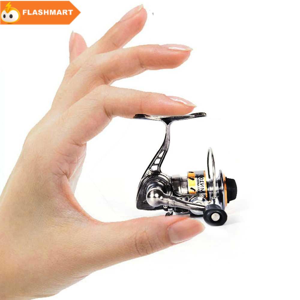 FLASHMART Reel Pancing Mini Spinning Fishing Reel 4.3:1 Gear Ratio - MN100