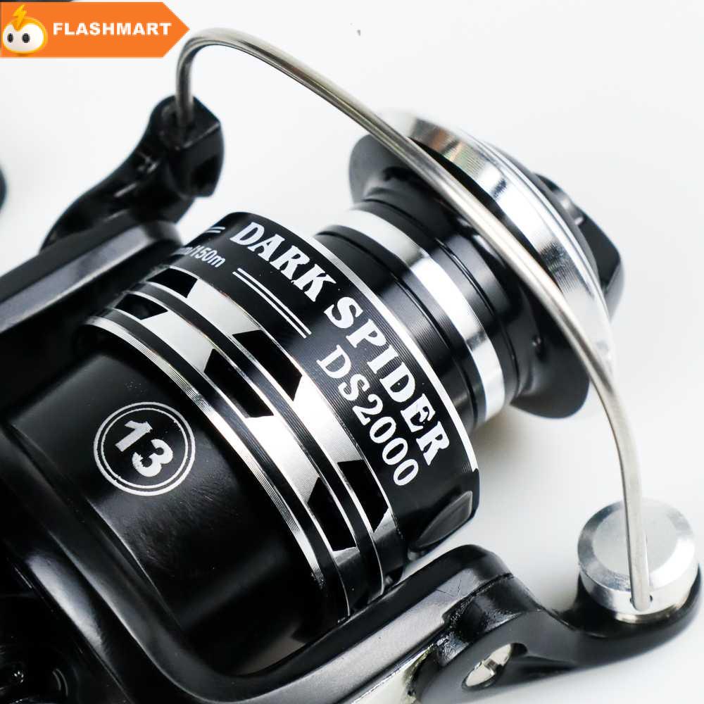 FLASHMART  Dark Spider DS2000 Spinning Reel Pancing 5.2:1 12+1 Ball Bearing