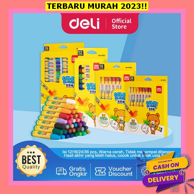 

Pastel Anak Paud Hadiah Kado Alat Menggambar Kayon Tk Sd Sekolah Alat Lukis Terbaru Krayon Anak Lengkap Crayon Set Koper 2023 Usia 9 10 11 12 Thn Umur 3 4 5 6 7 Th Pensil Warna Warna Cerah Alat Tulis Mewarnai Set Koper M Deli Krayon Oil Pastel 12/18/24/3