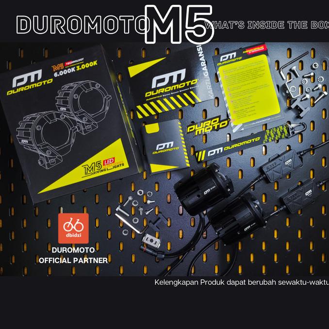 Duromoto M5 Lampu Utama Kabut Foglamp Motor Touring Adv Led Proyektor