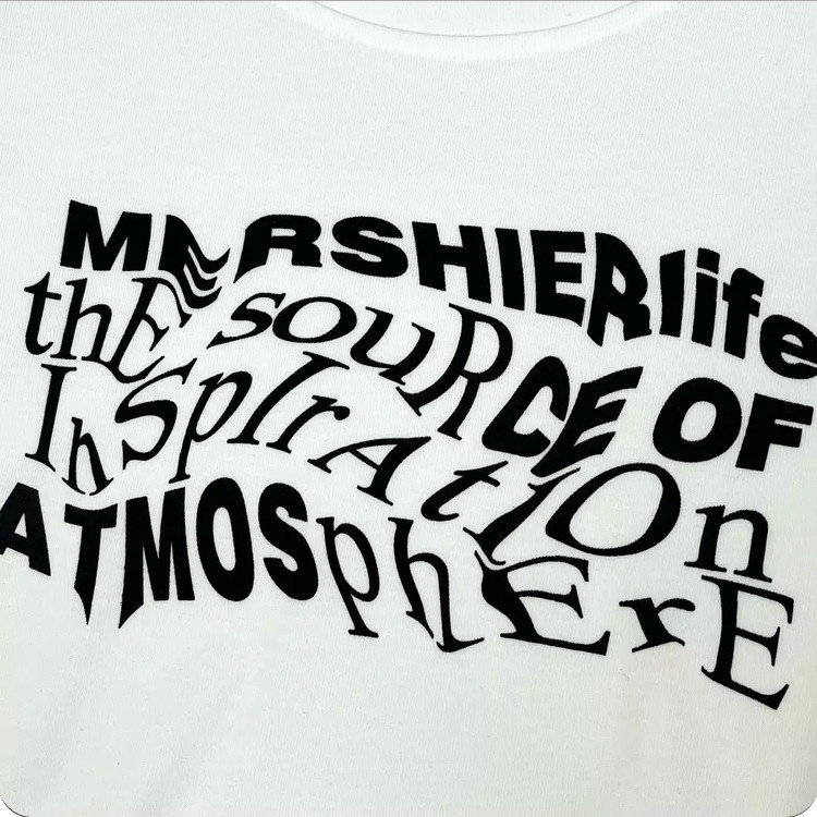 Red LULUS kapas murni Amerika retro surat desain tidak teratur t-shirt lengan pendek 2022 musim panas hot gadis atasan pendek