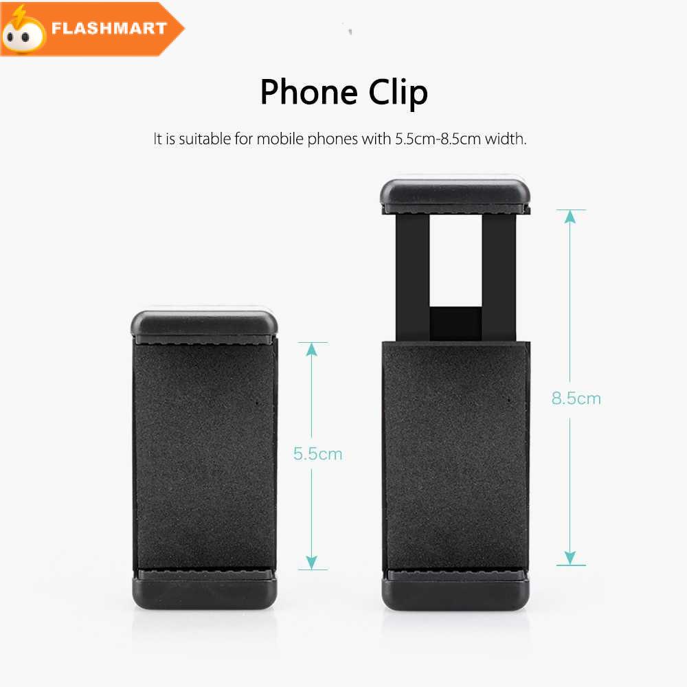 FLASHMART Vamson Clip Clamp Mount 360 Rotary + Smartphone Holder for GoPro - VP512