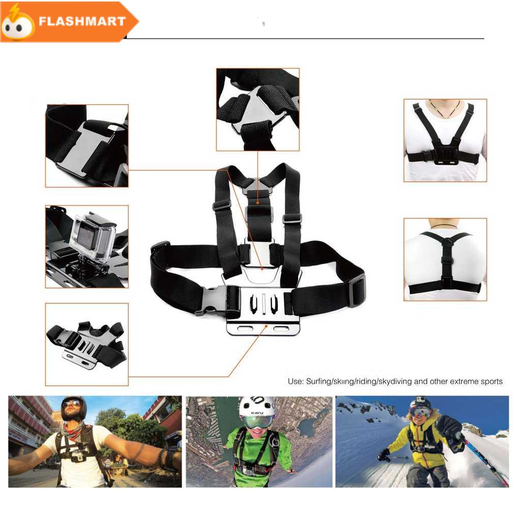 FLASHMART TaffSTUDIO Aksesoris Kamera Aksi Full Set GoPro Xiaomi Yi - GS41