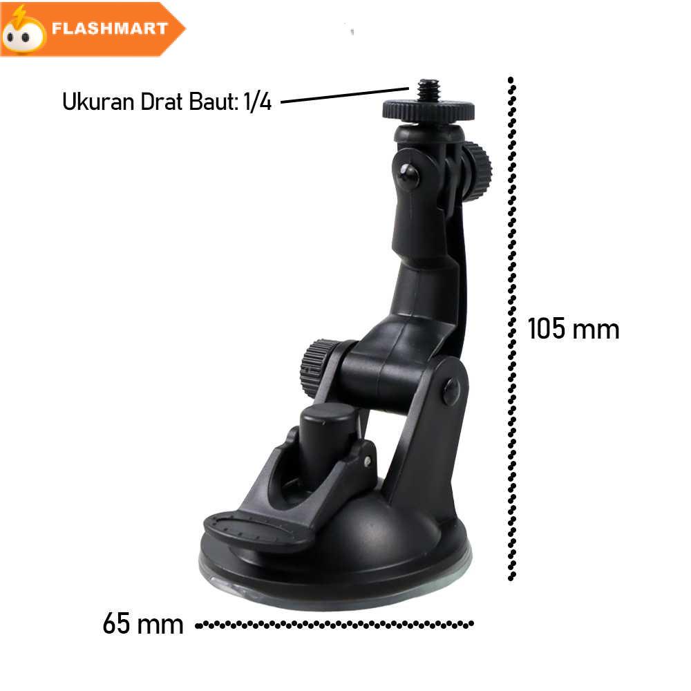 FLASHMART FORAUTO Suction Cup Car Holder Kamera Aksi for GoPro / Xiaomi Yi - XTGP51