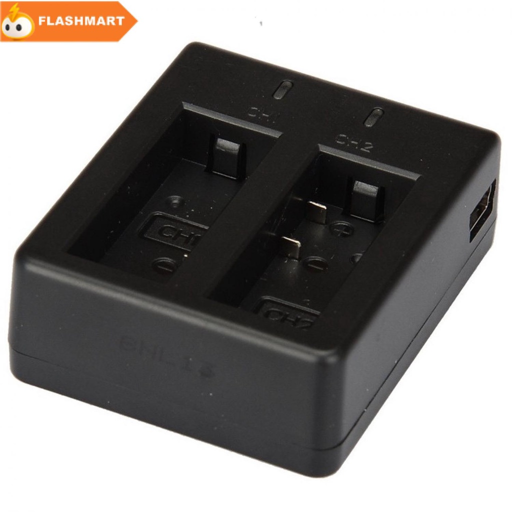 FLASHMART GREYSKY Dual Battery Charger SJCAM SJ4000 SJ5000 SJ6000 M10 - AX-SJ4000C