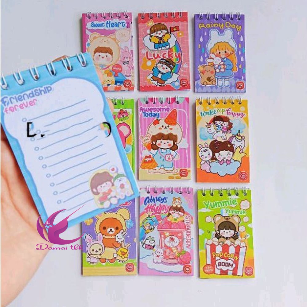 

Buku Notes Spiral Momo Korea / Memo Anak