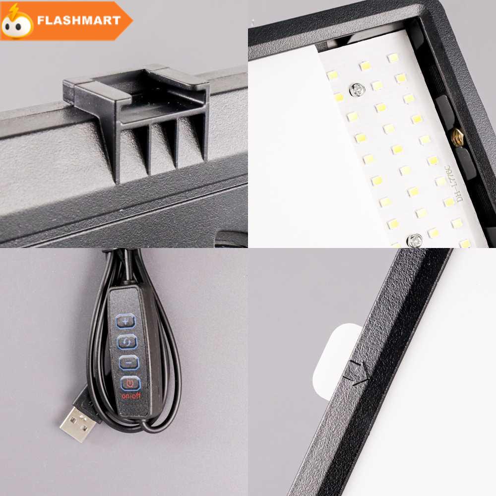 FLASHMART SLF Lampu Kamera Studio LED Portable Flat Panel Fill Light 15W - LPL-01