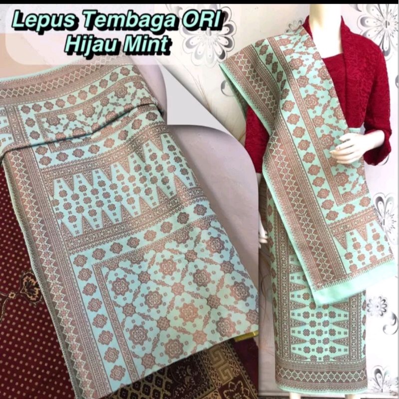 SONGKET TENUN PALEMBANG MOTIF LEPUS TEMBAGA GEBENG ORIGINAL
