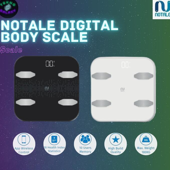 NOTALE Body Scale Timbangan Badan BMI Smart with APPS ALT Xiaomi