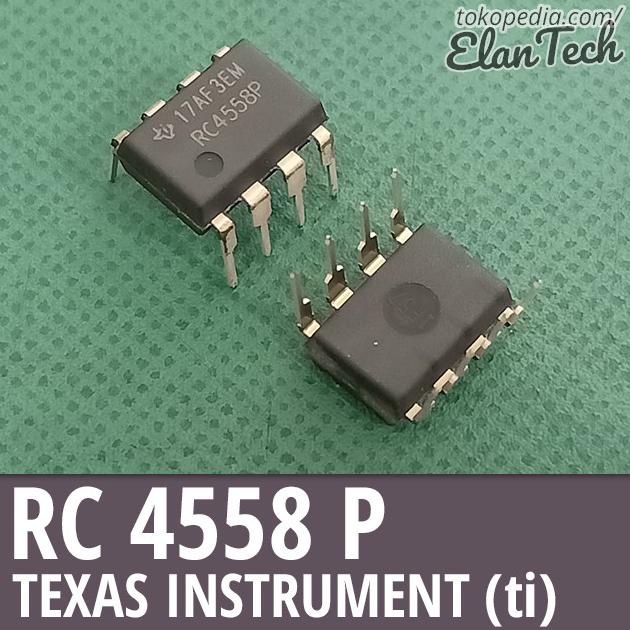 RC4558 / RC4558P Texas Instrument TI Ori Original Asli Elan73c Ayo Beli