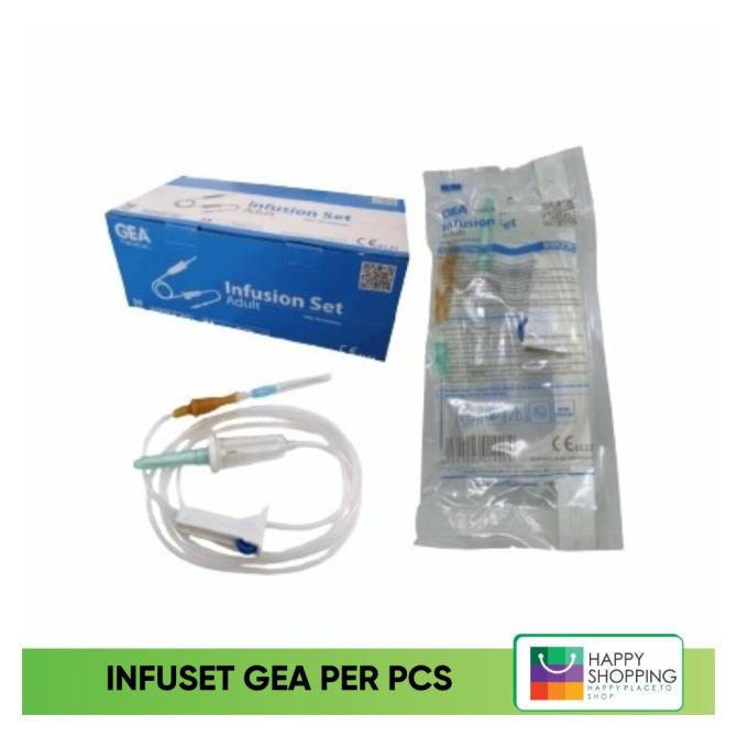 Infuset GEA dewasa/ set infus GEA Makro per BOX
