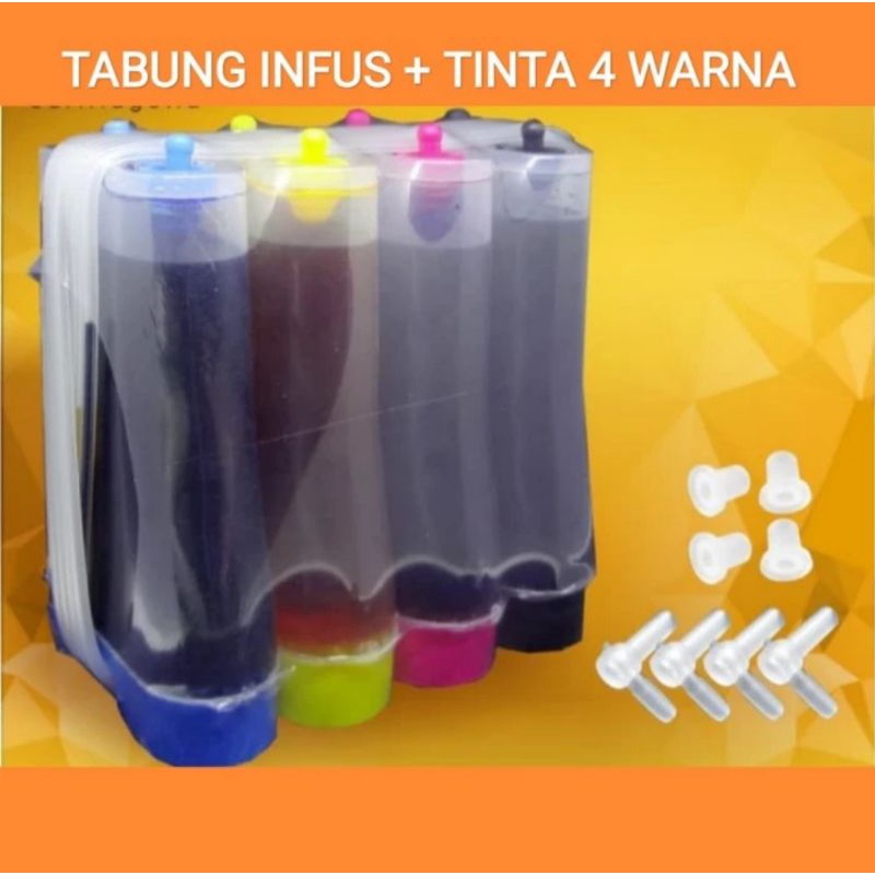 tinta infus murah 4 warna plus tinta 80ml