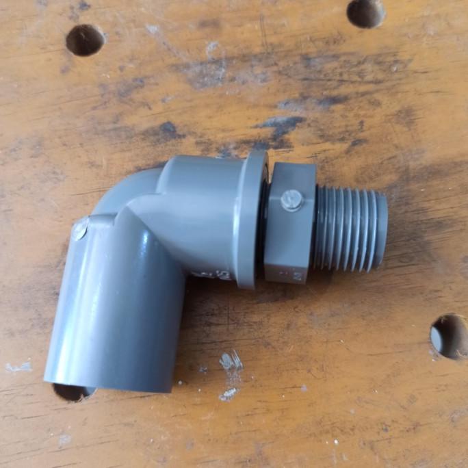 ] knee drat luar 1/2 inch / keni / elbow drat luar 1/2 inch rucika
