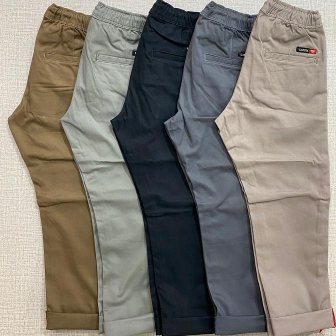 `````````] celana panjang anak anak model chino merek latoya original