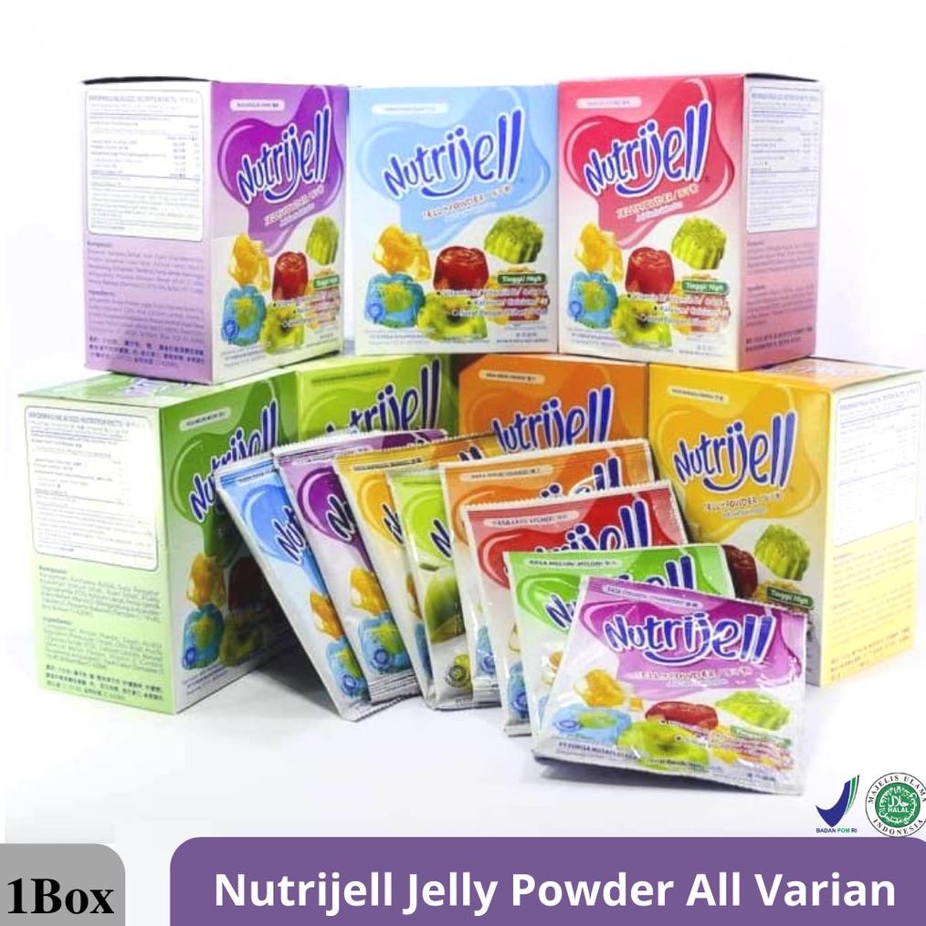 

Nutrijell Jelly Powder 15g All Varian 1 Box Best Seller