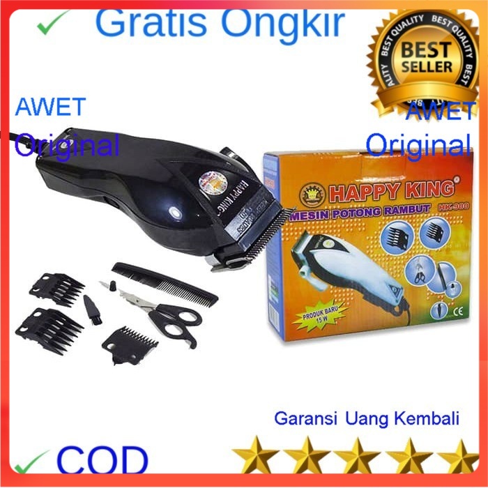 Alat Cukur Rambut Pria Elektrik  Happy King Hk-900 Hk-900 Hk 900 Hk900/ Gse 007 Gse007 Gse-007 Alat 