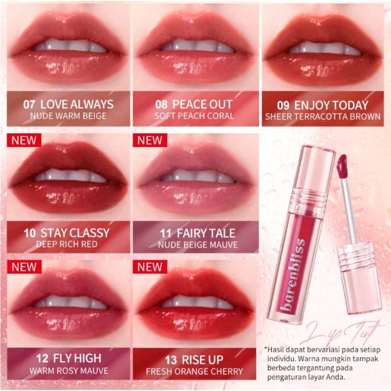 BNB Barenbliss Peach Makes Perfect Lip Tint Korea Lip Gloss 24H Moisturizing