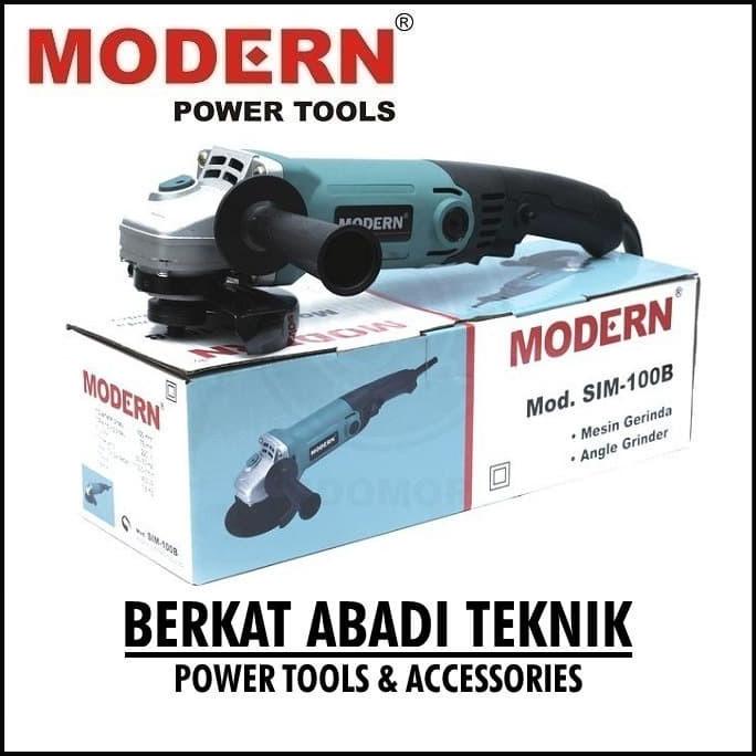 Mesin Gerinda Tangan Sim-100B Modern 4" Sim 100B Mesin Gurinda Grinda