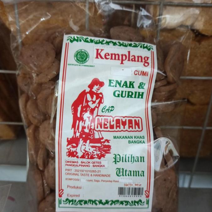 

kemplang mentah cumi nelayan 500gr - snack bangka