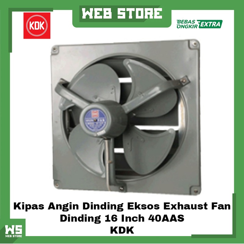Kipas Angin Dinding Eksos Exhaust Fan Dinding 16" 16 Inch 40AAS KDK