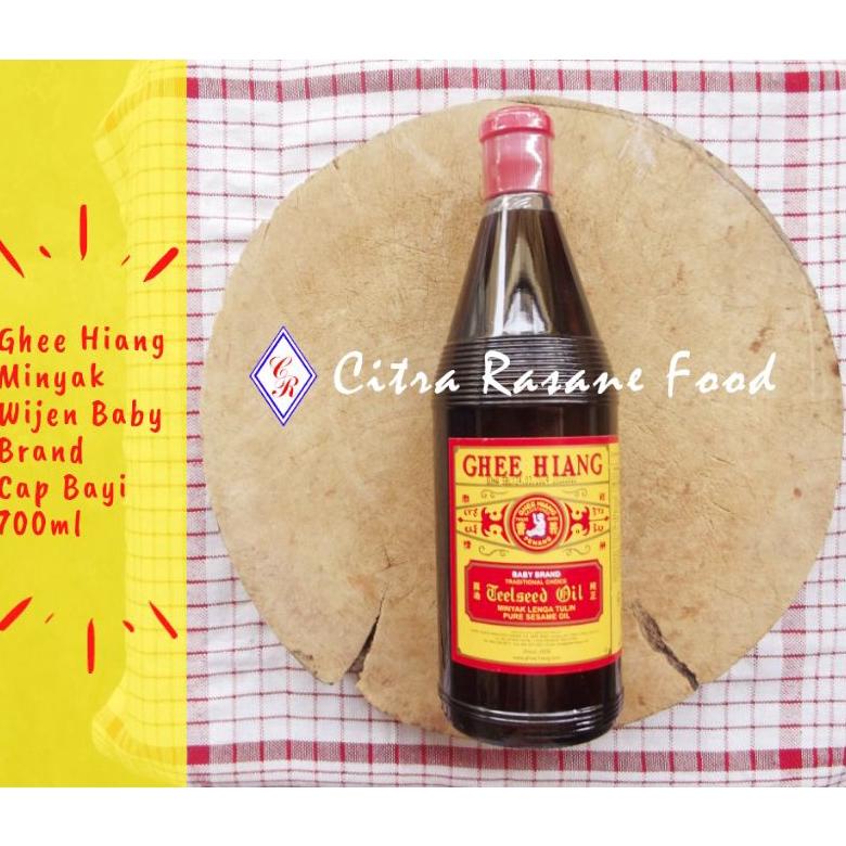 

Ghee Hiang Pure Sesame Oil / Minyak Wijen Baby Brand Cap Bayi 700ml Best Seller