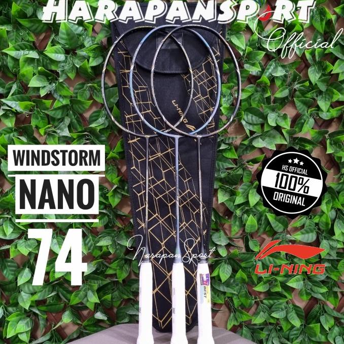 RAKET BADMINTON LINING WINDSTORM NANO 74 ORIGINAL
