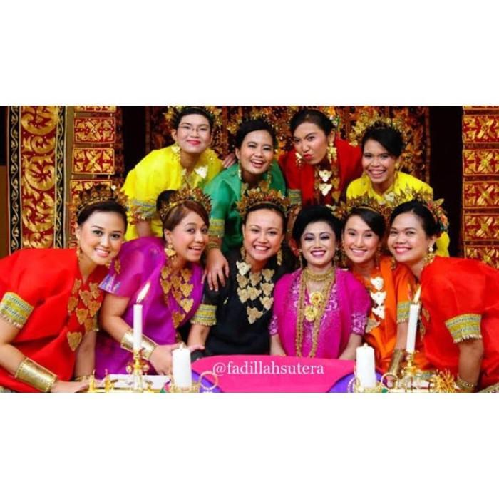 Terlaris Promo 1 Set/Stel Baju Bodo Tokko Bugis Sengkang, Makassar (Baju,Kain