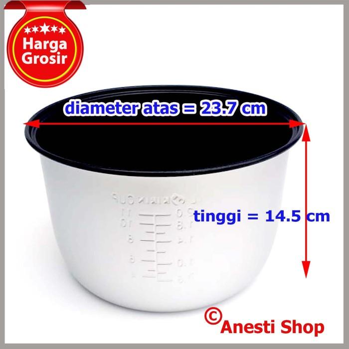 Panci Teflon Rice Cooker Magic Com Kirin KRC 138 - 2 L