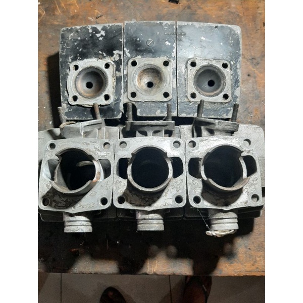 Blok Kop Seher Bureng Head Silinder Cylinder Suzuki GT380 GT380