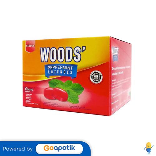 

Woods Peppermint Lozenges Rasa Cherry Box 15 Sachet