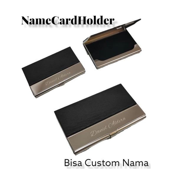 

Sale 6.6 Tempat Kartu Nama Name Card Holder Dompet Kartu Debit Kredit | New arrial | Custom Nama | Grafir
