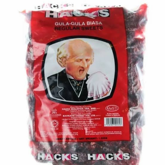 

GROSIR! PERMEN HACKS 1 PAK (1,5 KG) PERMEN BATUK ASLI MALAYSIA HEKS