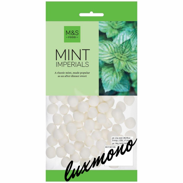 

M&S MARK MARKS & AND SPENCER MINT IMPERIALS IMPERIAL PERMEN CANDY