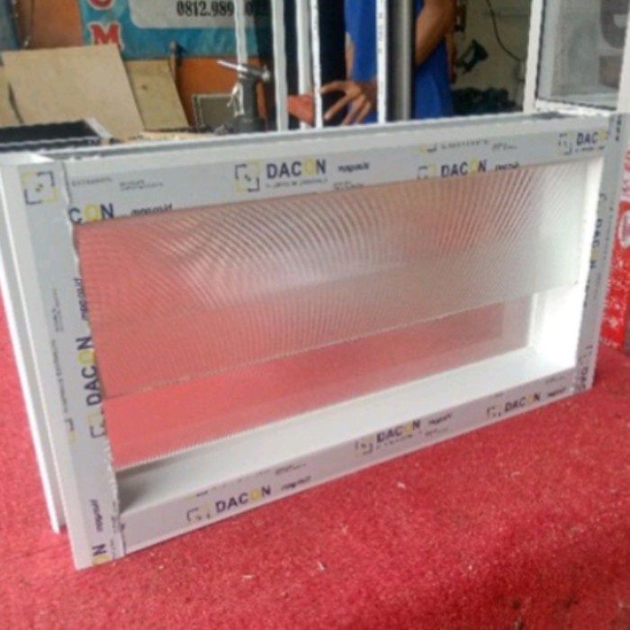 Terlaris Jendela Aluminium Kaca Zig Zag 40X60