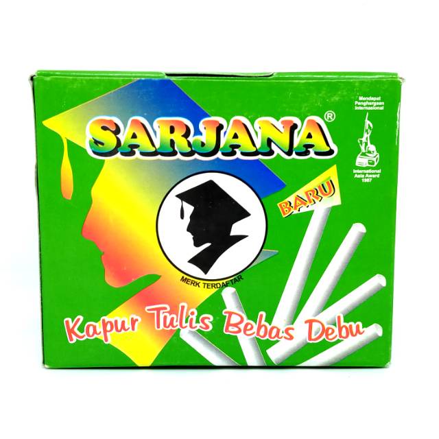 

Kapur Tulis Sarjana Bebas Debu 50 pcs