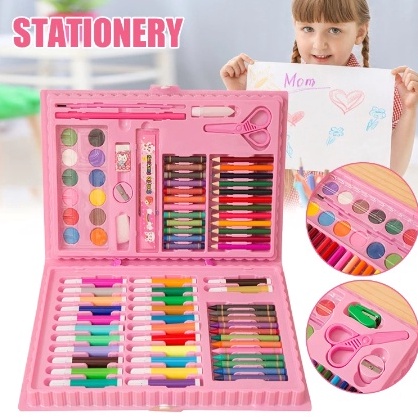 

Limited Crayon Art Set Isi 86 Pcs Pensil Warna Set Anak Full Set Alat Lukis Super Unik