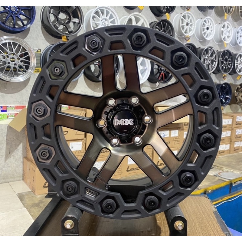 Velg Mobil Offroad Lenso MX Fury R18 untuk Fortuner Pajerosport Hilux