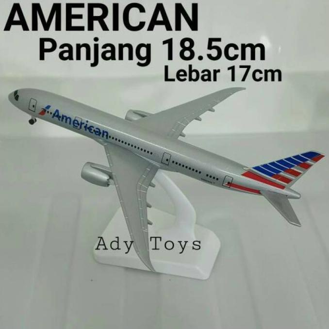 American/Usa Airlines Maskapai Pesawat Terbang Roda/Boeing/Air Diecast