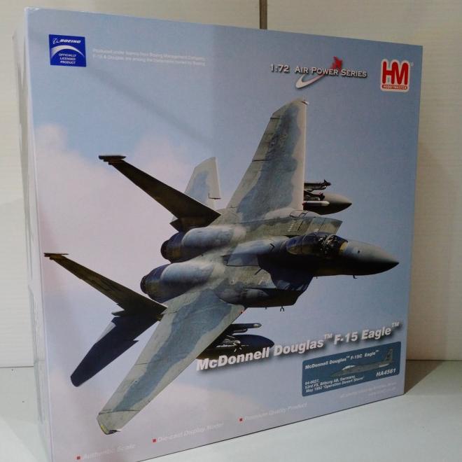 Diecast Pesawat Hobby Master Mcdonnell Douglas F-15 Eagle Ha4561
