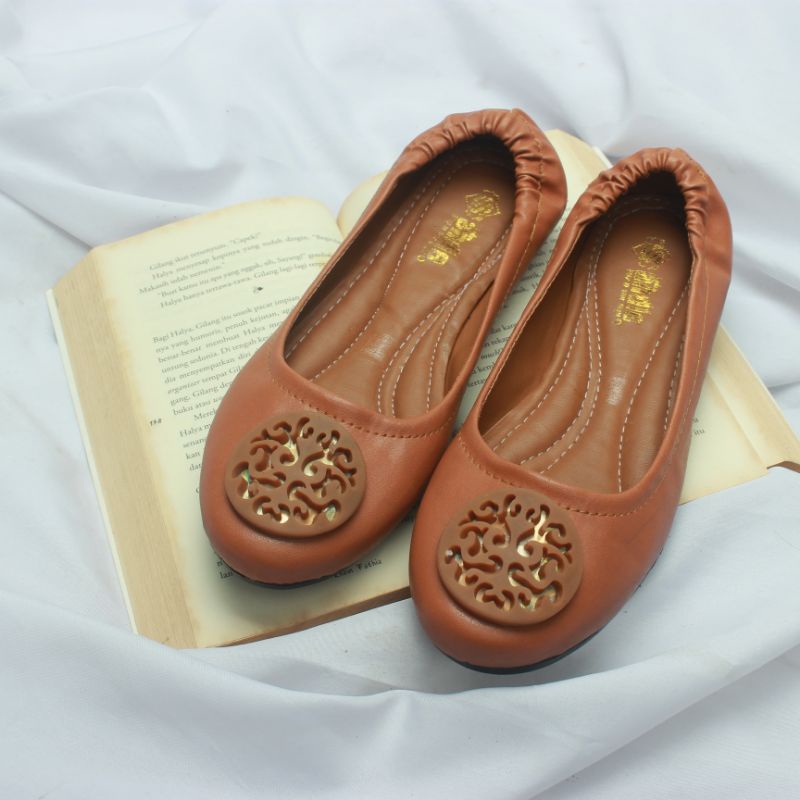 Andas Andis - Sepatu Flatshoes Ballerina Wanita Binna