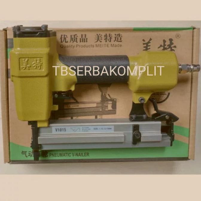 Mesin Paku Tembak Bingkai V Nailer Pigura Figura Sudut Frame Meite