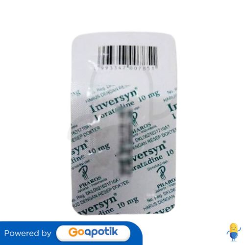 INVERSYN 10 MG STRIP 10 TABLET